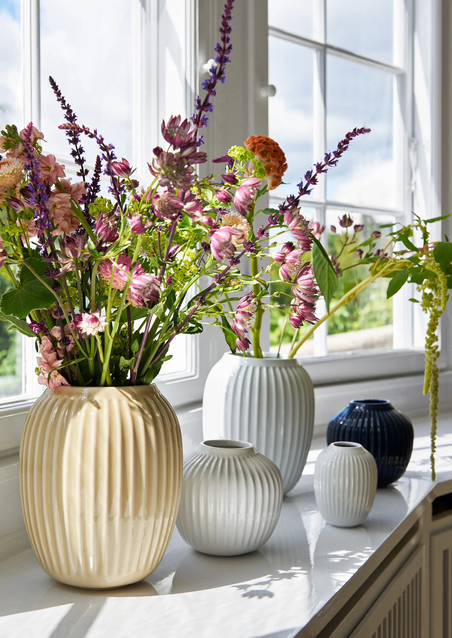 Hammershøi vas mellan, vit Kähler