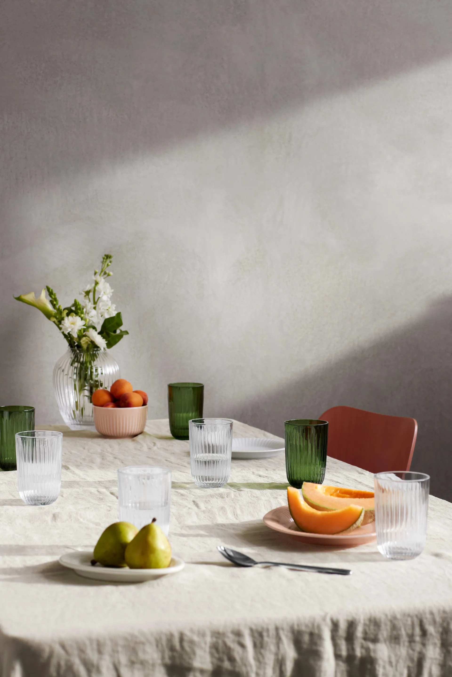 Hammershøi vattenglas 37 cl 4-pack, Klar Kähler