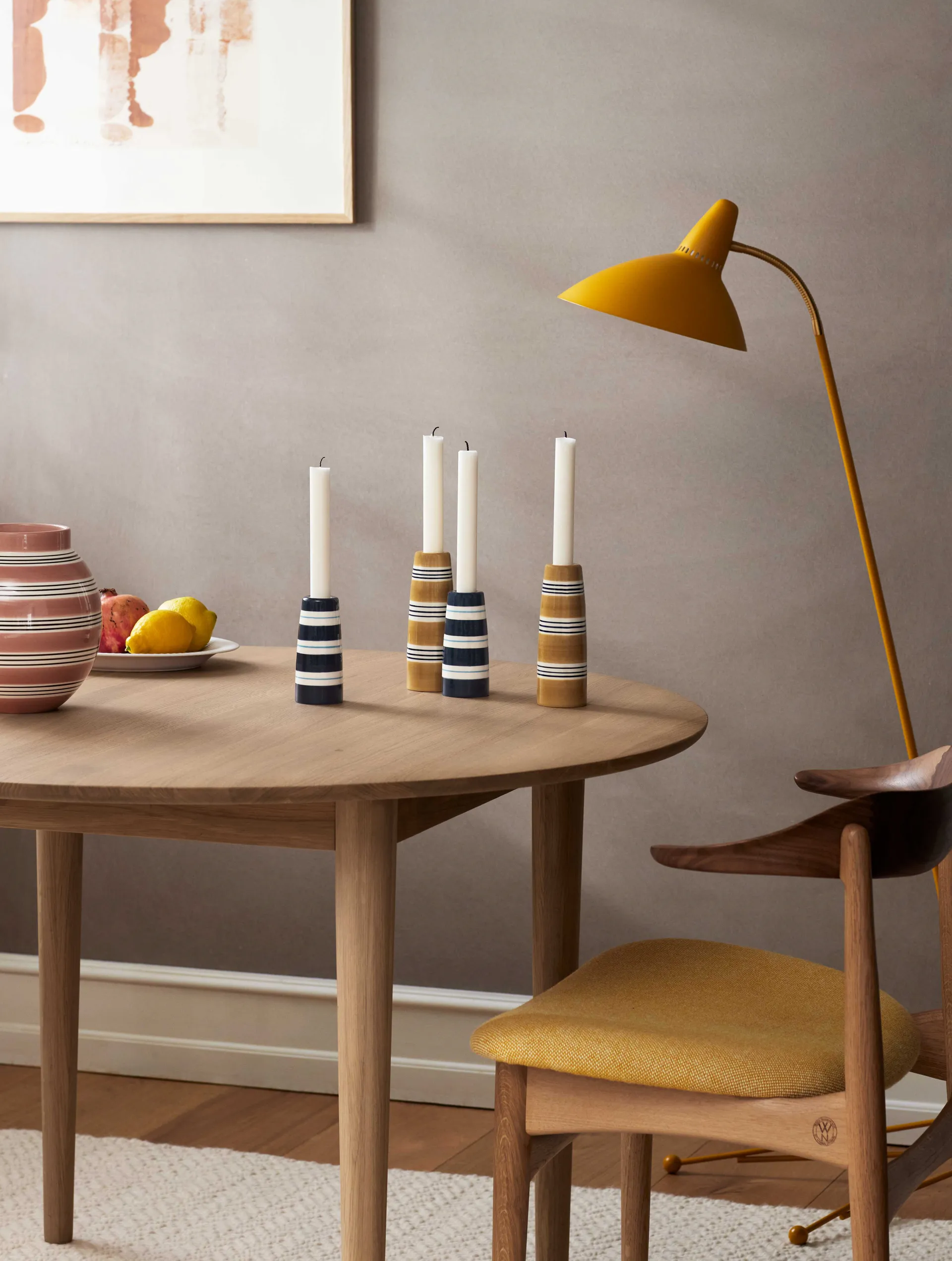 Omaggio Nuovo ljusstake 16 cm, Ockra Kähler