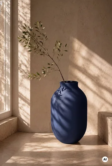 Studio Omaggio vas - Blå, 50 cm - Kähler