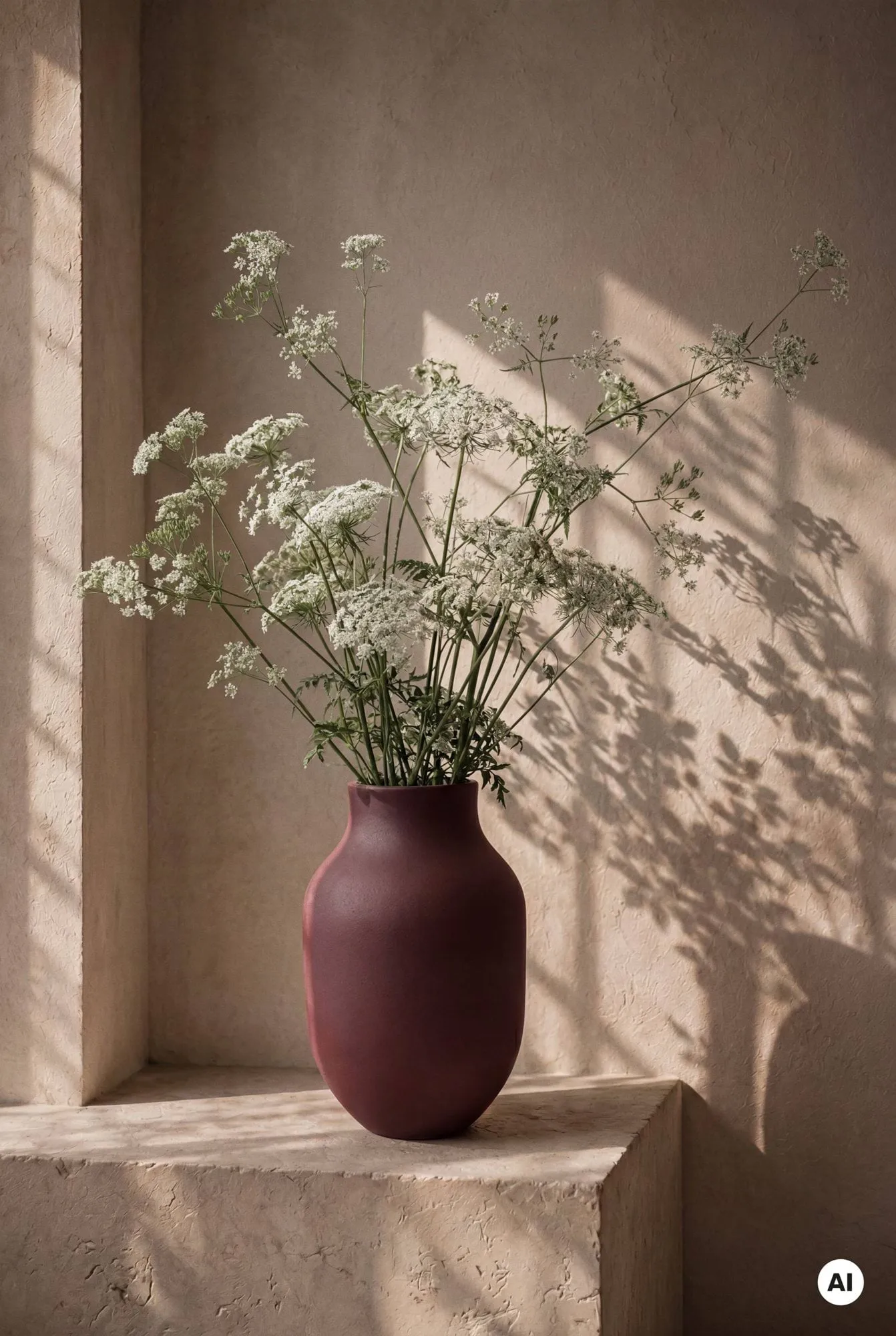 Studio Omaggio vas, Bordeaux, 31 cm Kähler Studio Omaggio vas, Bordeaux, 31 cm Kähler