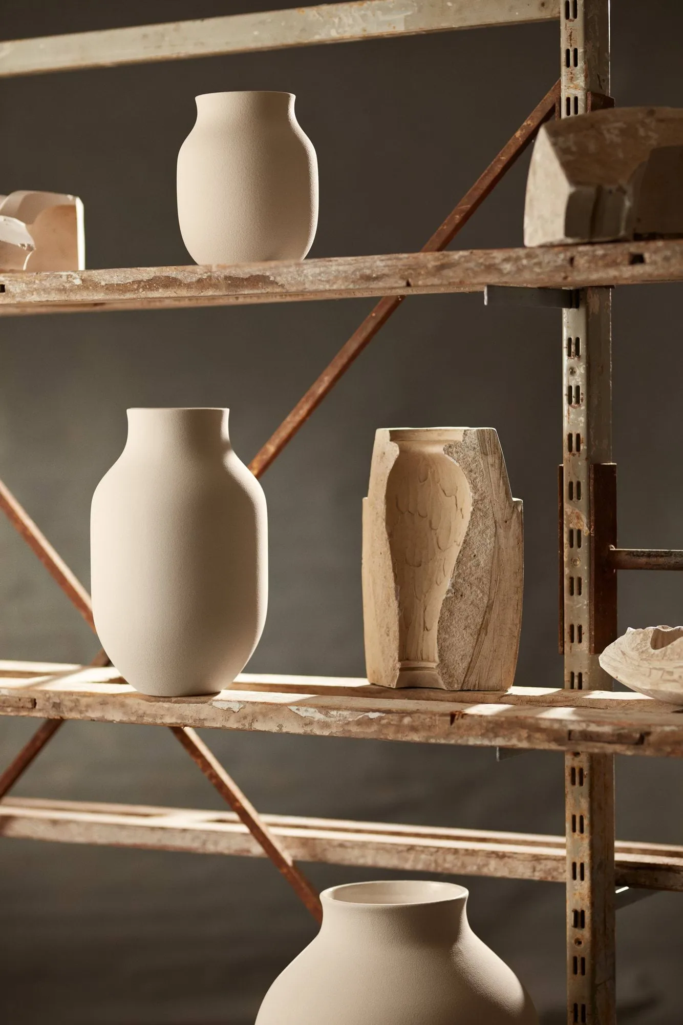 Studio Omaggio vas, Sand, 20 cm Kähler Studio Omaggio vas, Sand, 20 cm Kähler