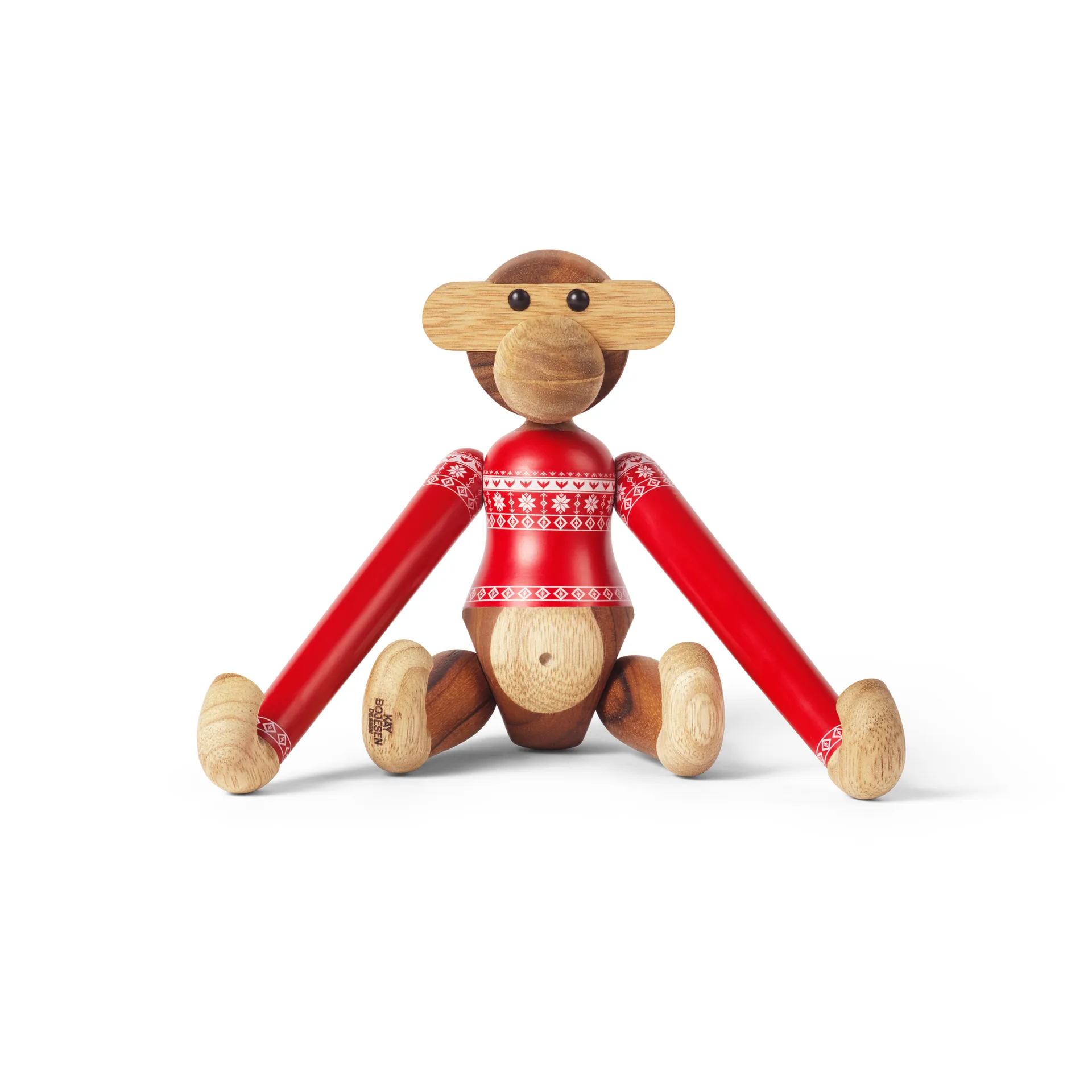 Kay Bojesen apa liten Christmas Jumper 2024, Teak-Limba Kay Bojesen Denmark