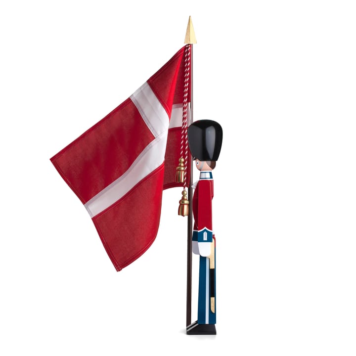 Kay Bojesen fanbärare med textilflagga, 50 cm Kay Bojesen Denmark
