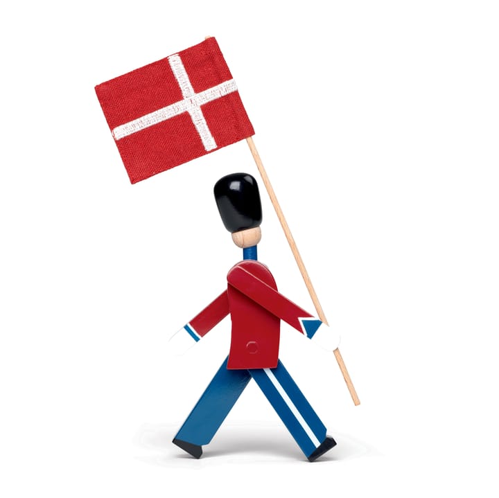 Kay Bojesen textilflagga till fanbärare mini, Röd-vit Kay Bojesen Denmark