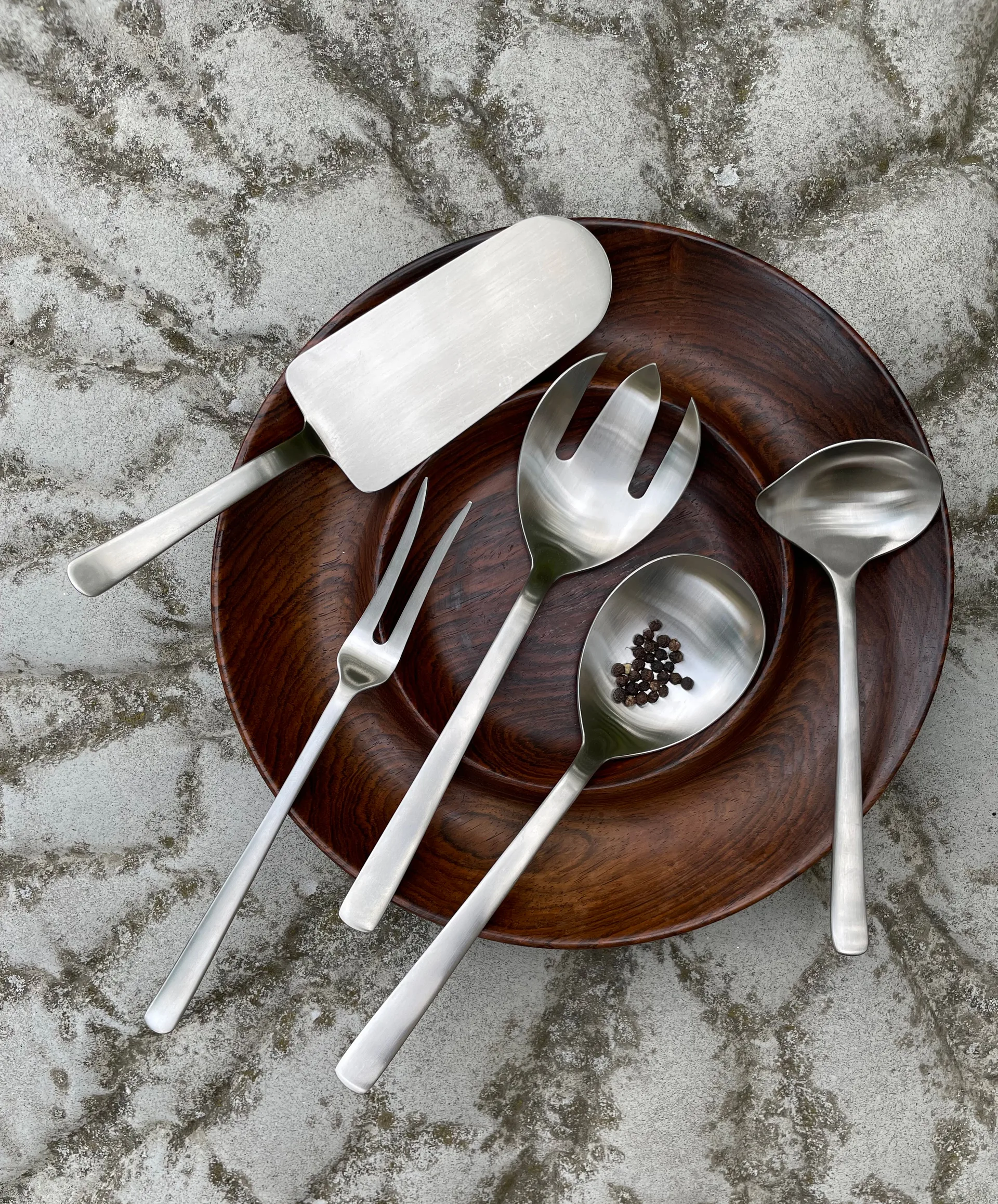 Grand Prix serveringsset 3 delar, Polished steel Kay Bojesen