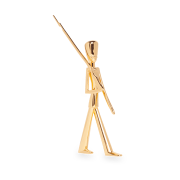 Kay Bojesen Royal Guard figurin 16 cm Gold