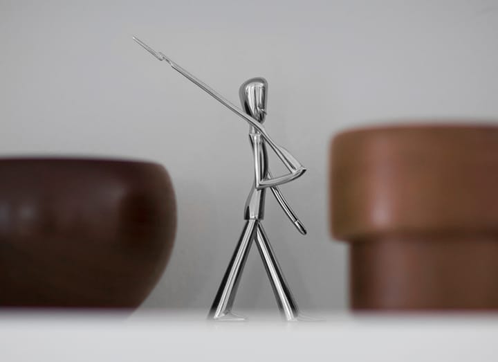 Royal Guard figurin 16 cm, Polished steel Kay Bojesen