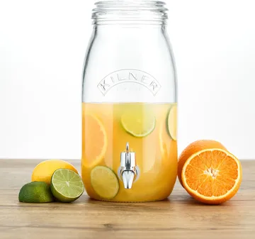 Kilner dryckesdispenser med tappkran - Klar, 3 L - Kilner