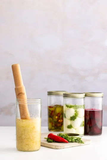 Kilner fermenteringsstöt - Ljust trä - Kilner