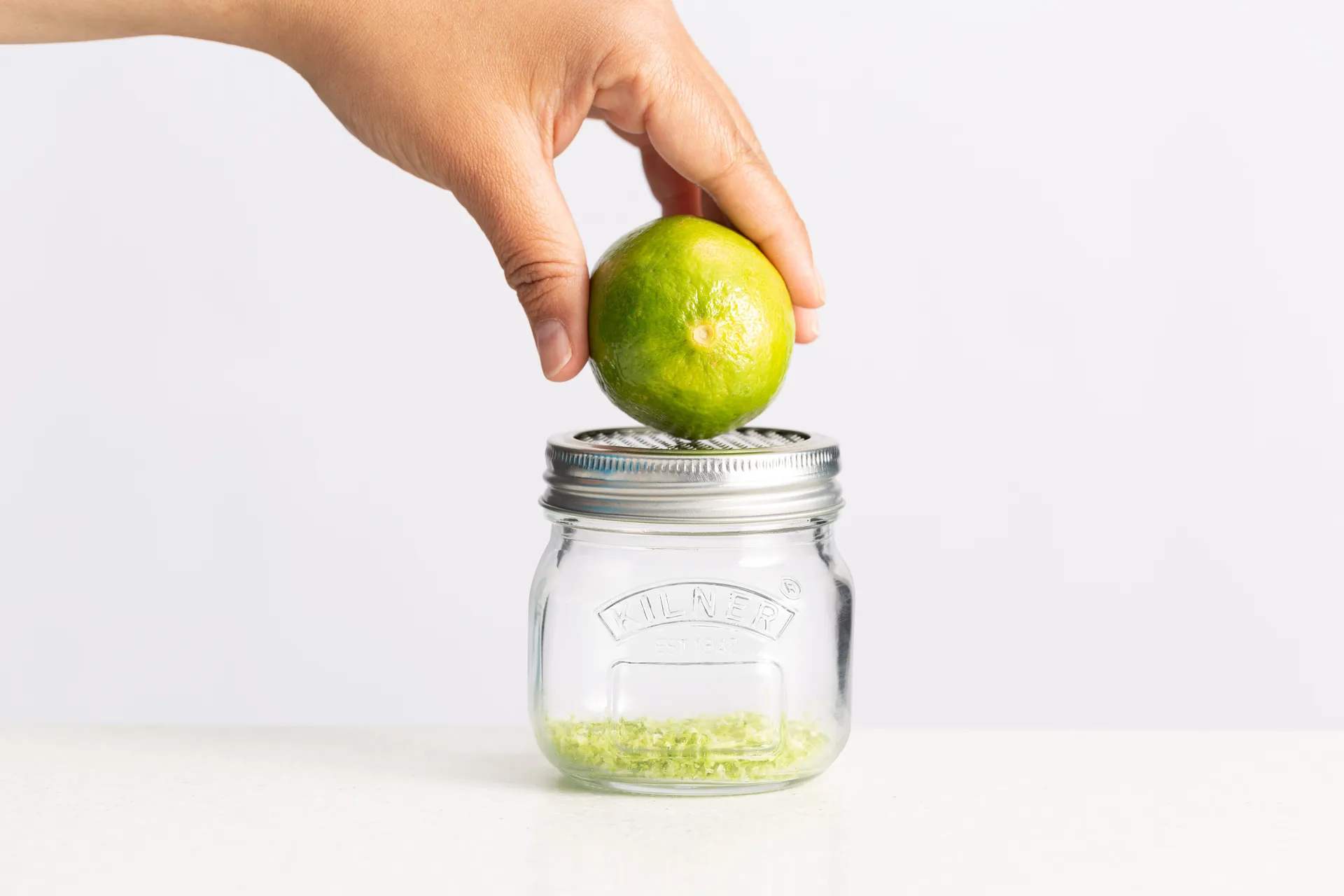 Kilner förvaringsburk med rivlock, Silver-klar, 250 ml Kilner