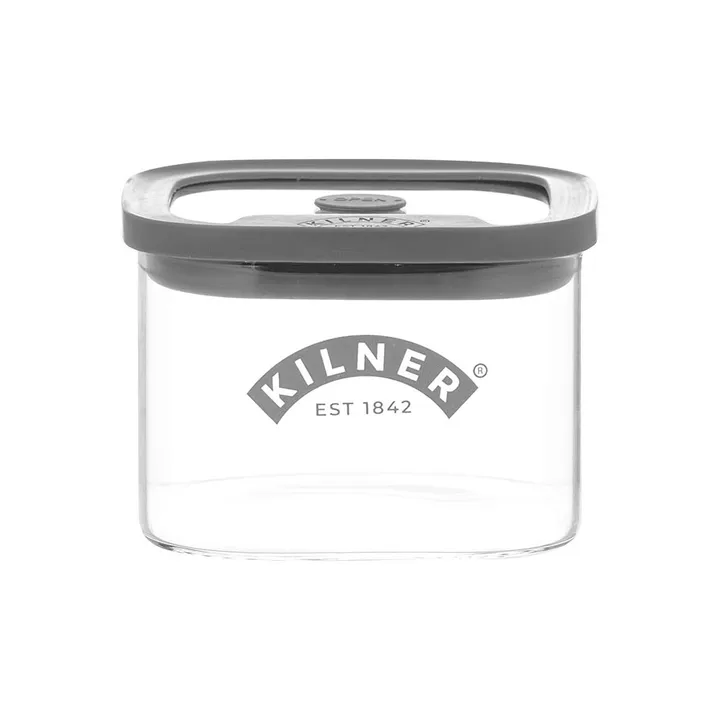Kilner FRESH förvaringsburk - Klar-grå, 0,5 L - Kilner