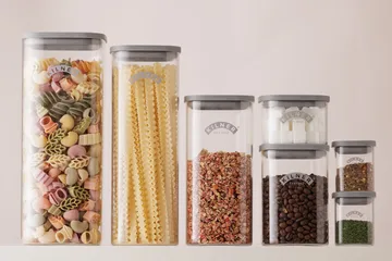 Kilner FRESH förvaringsburk - Klar-grå, 1,5 L - Kilner