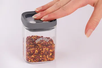 Kilner FRESH kryddburkar - Klar-grå, 4-pack, 160 ml - Kilner
