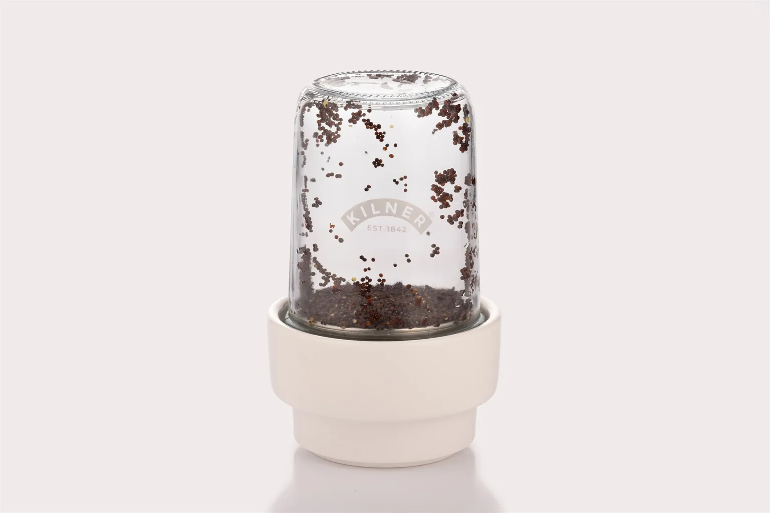 Kilner groddningsset, Klar-vit, 500 ml Kilner