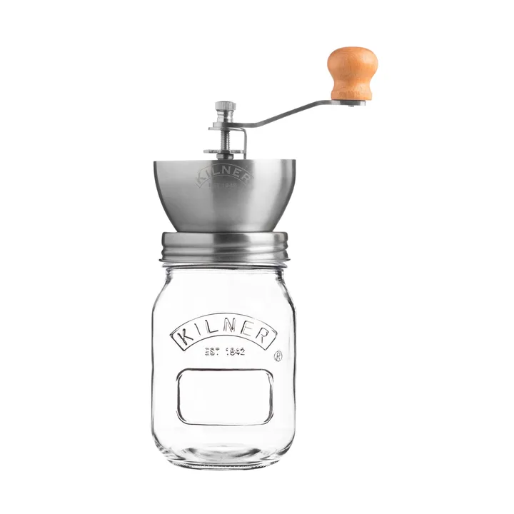 Kilner kaffekvarn - Klar-rostfritt stål, 0,5 L - Kilner