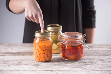 Kilner konservburk rund - Klar-guld, 0,5 L - Kilner