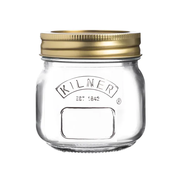 Kilner konservburk rund - Klar-guld, 250 ml - Kilner