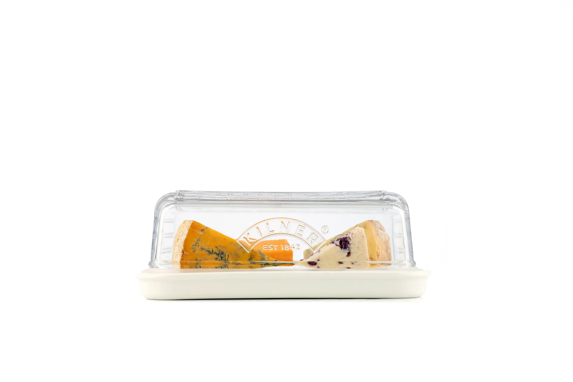 Kilner ostförvaring, Klar-vit Kilner