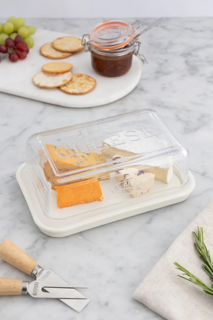 Kilner ostförvaring, Klar-vit Kilner