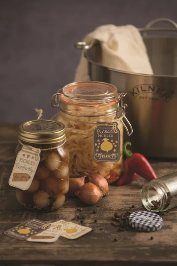 Kilner rund burk med bygel - Klar, 1 L - Kilner