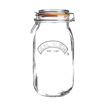 Kilner rund burk med bygel - Klar, 2 L - Kilner
