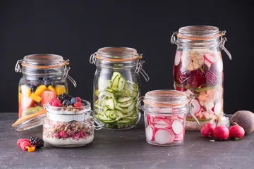 Kilner rund burk med bygel - Klar, 2 L - Kilner