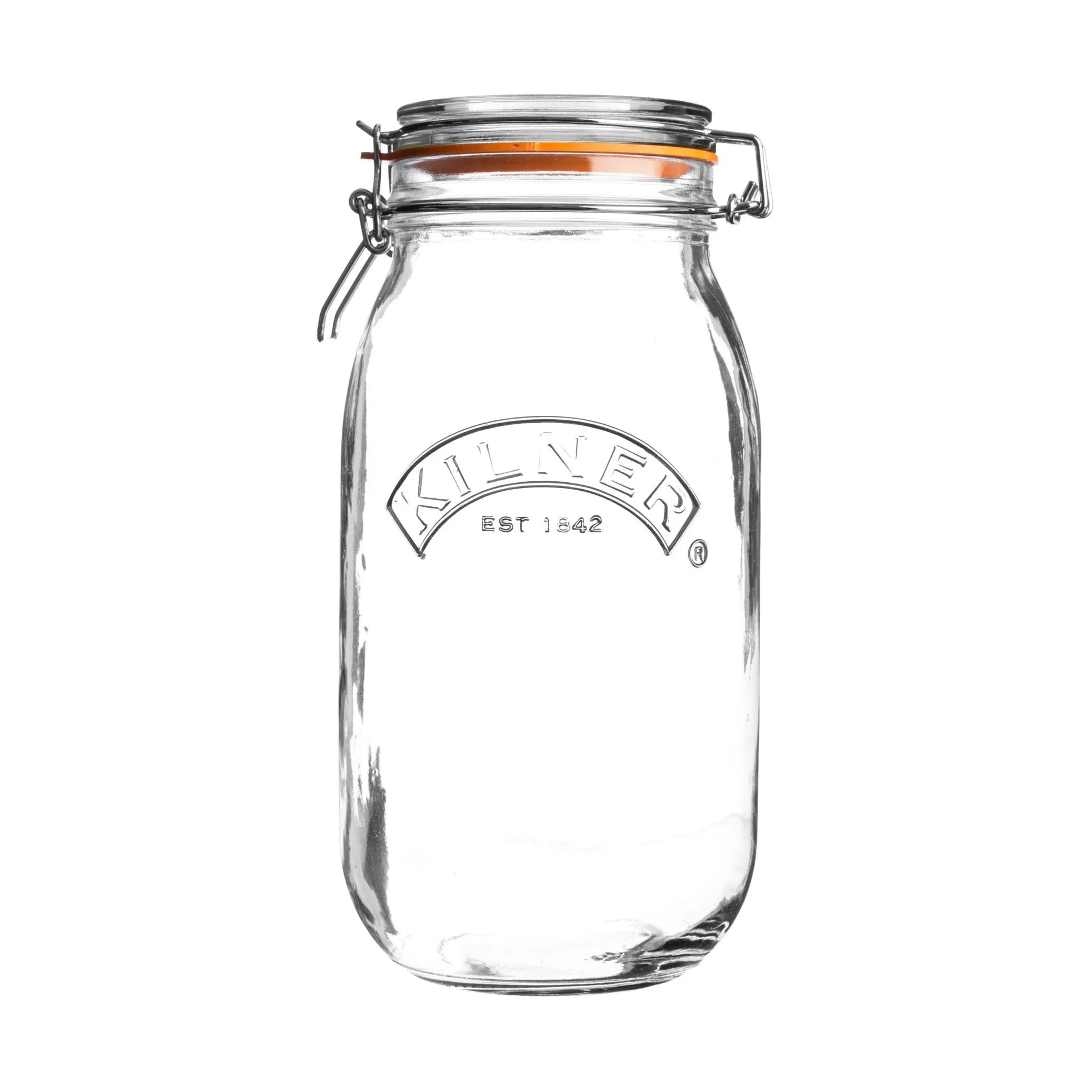Kilner rund burk med bygel, Klar, 3 L Kilner