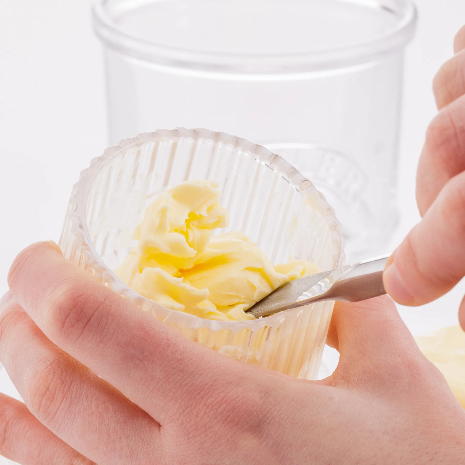 Kilner smörklocka, Klar Kilner