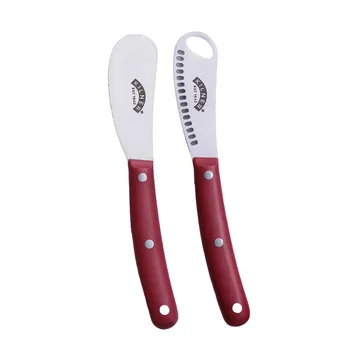 Kilner smörkniv set - Röd-rostfritt stål - Kilner
