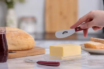 Kilner smörkniv set - Röd-rostfritt stål - Kilner