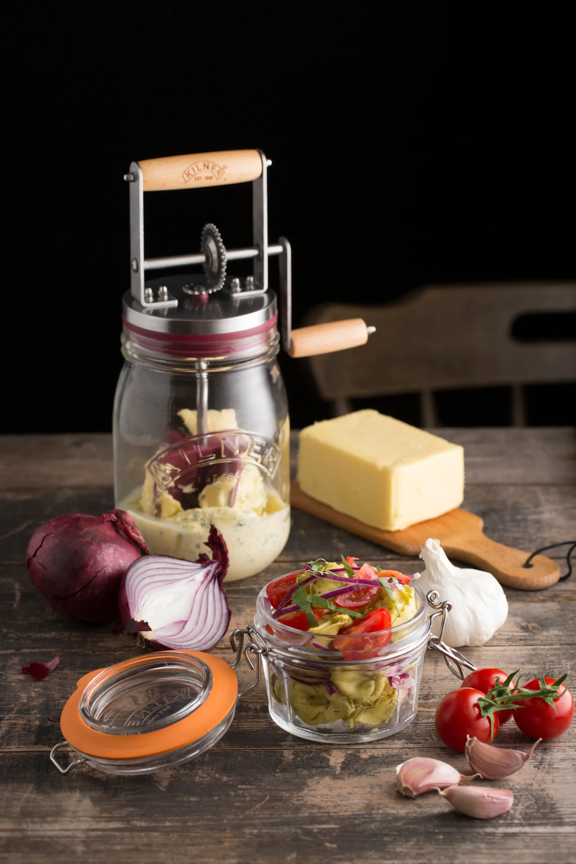 Kilner smörspade, Ljust trä, 2-pack Kilner
