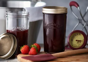 Kilner WIDE konservburk - Klar-guld, 0,5 L - Kilner