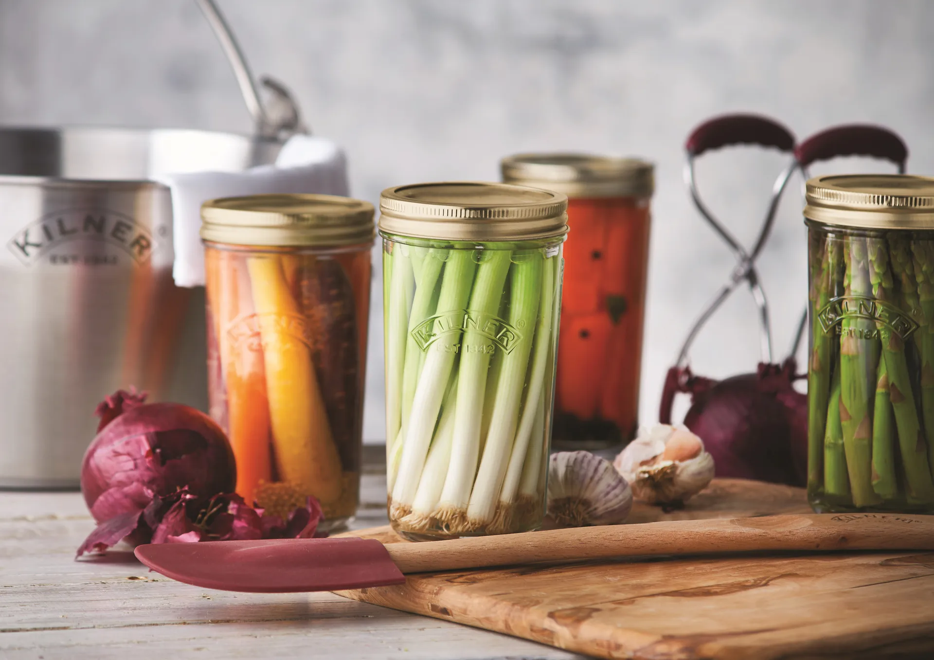 Kilner WIDE konservburk, Klar-guld, 0,5 L Kilner