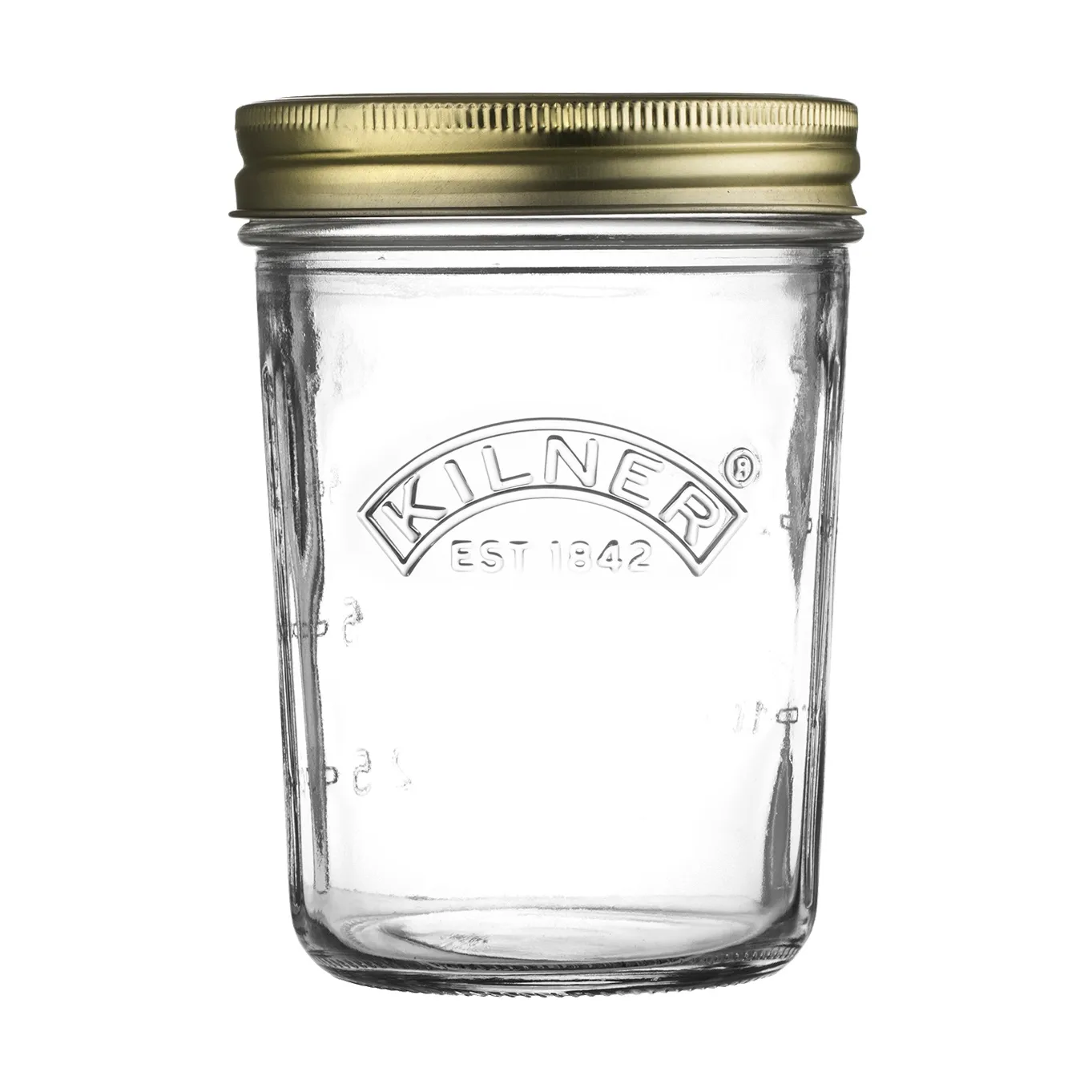 Kilner WIDE konservburk, Klar-guld, 350 ml Kilner