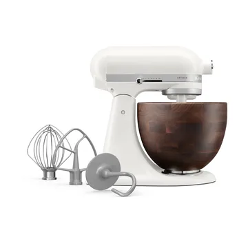 Aritsan 5KSM156 köksmaskin med träskål 4,7 L - Porcelain white-walnut - KitchenAid