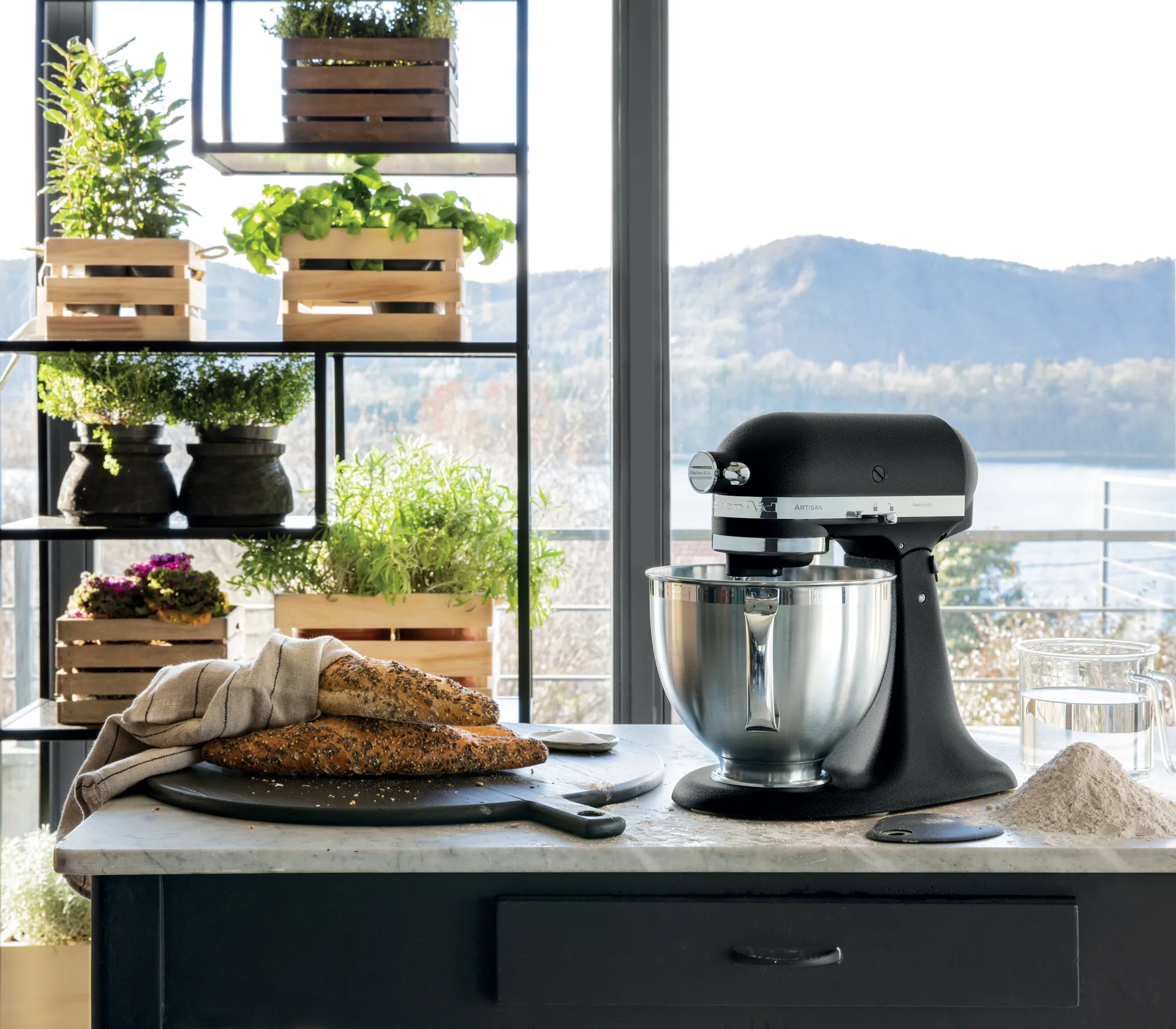 Artisan 5KSM185 köksmaskin premium 4,8 L, Cast iron black KitchenAid