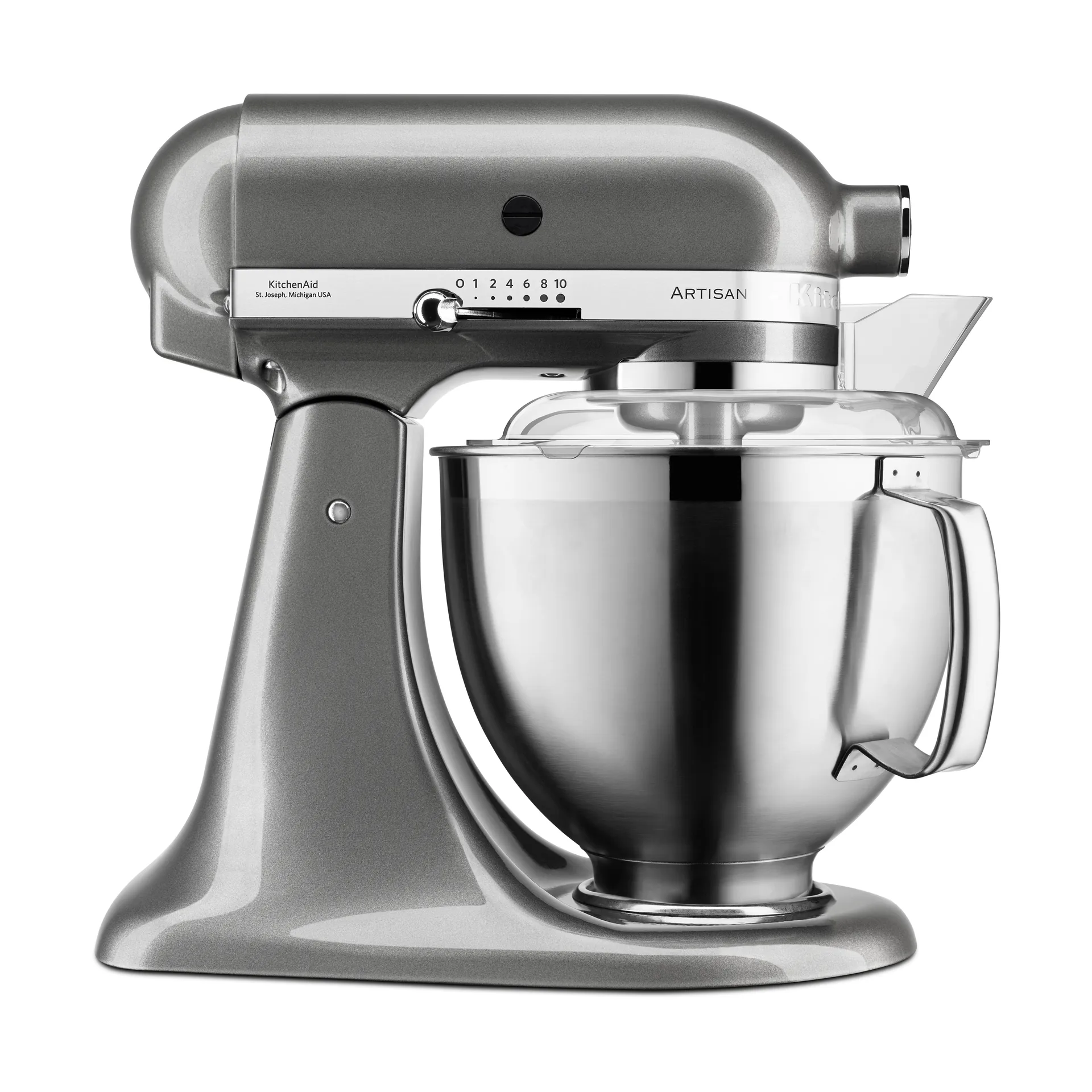 Artisan 5KSM185 köksmaskin premium 4,8 L, Medallion silver KitchenAid