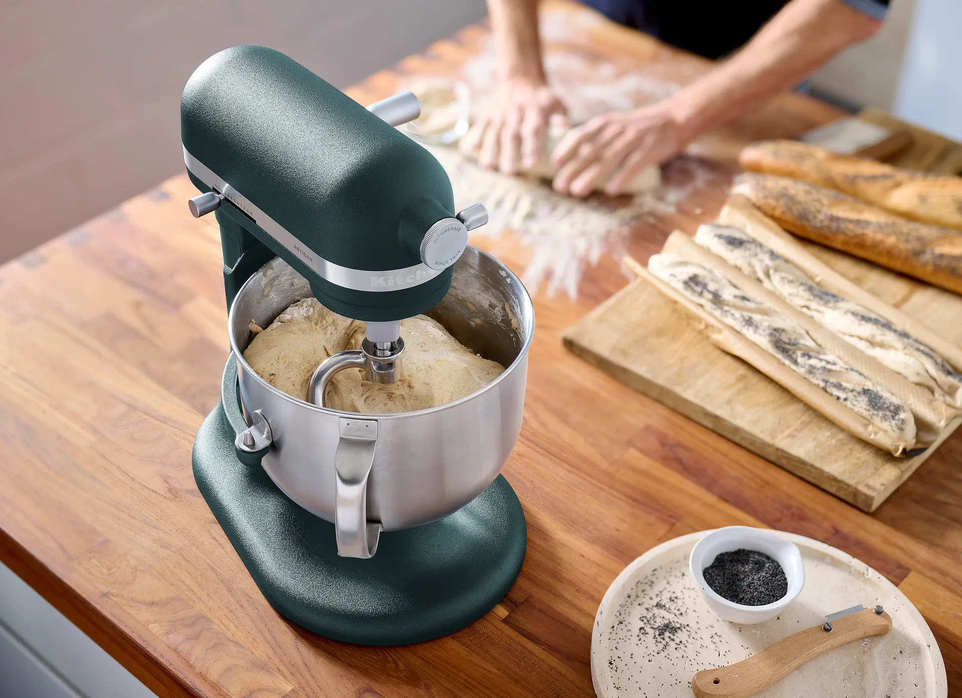 Artisan 5KSM70 köksmaskin med lyftarm 6,6 L, Pebbled palm KitchenAid
