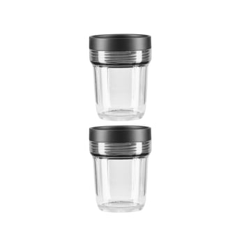 Läs mer om KitchenAid K400+K150 behållare med lock 200 ml 2-pack Transparent