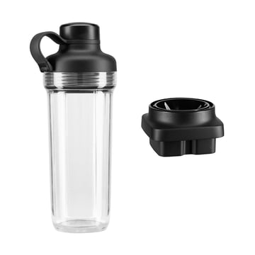 Läs mer om KitchenAid K400+K150 behållare med lock+kniv 500 ml Transparent