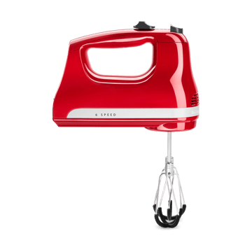 Läs mer om KitchenAid KitchenAid elvisp med 6 hastigheter 60W Empire red