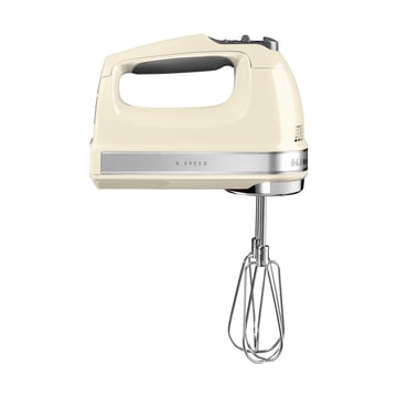 Läs mer om KitchenAid KitchenAid elvisp med 9 hastigheter 85W Almond cream