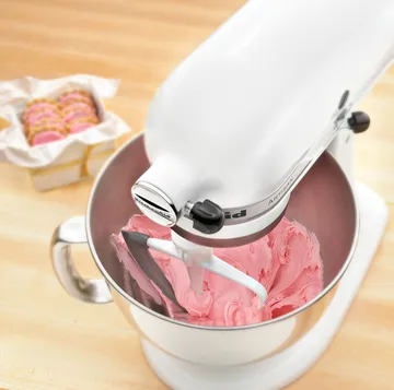 KitchenAid flatblandare med silikonkant mellan - White - KitchenAid