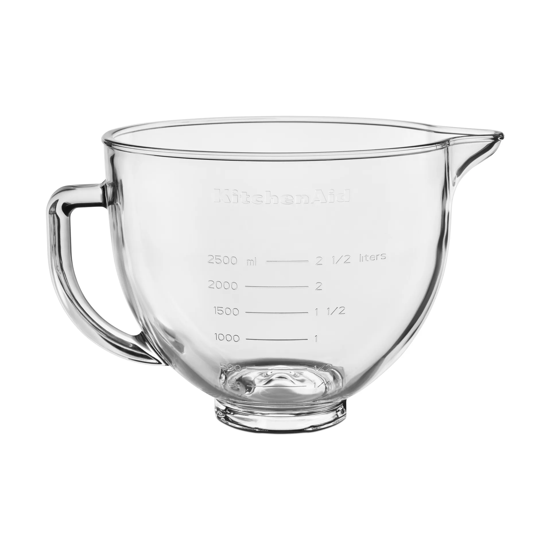 KitchenAid glasskål med lock 4,7 L, Klar KitchenAid