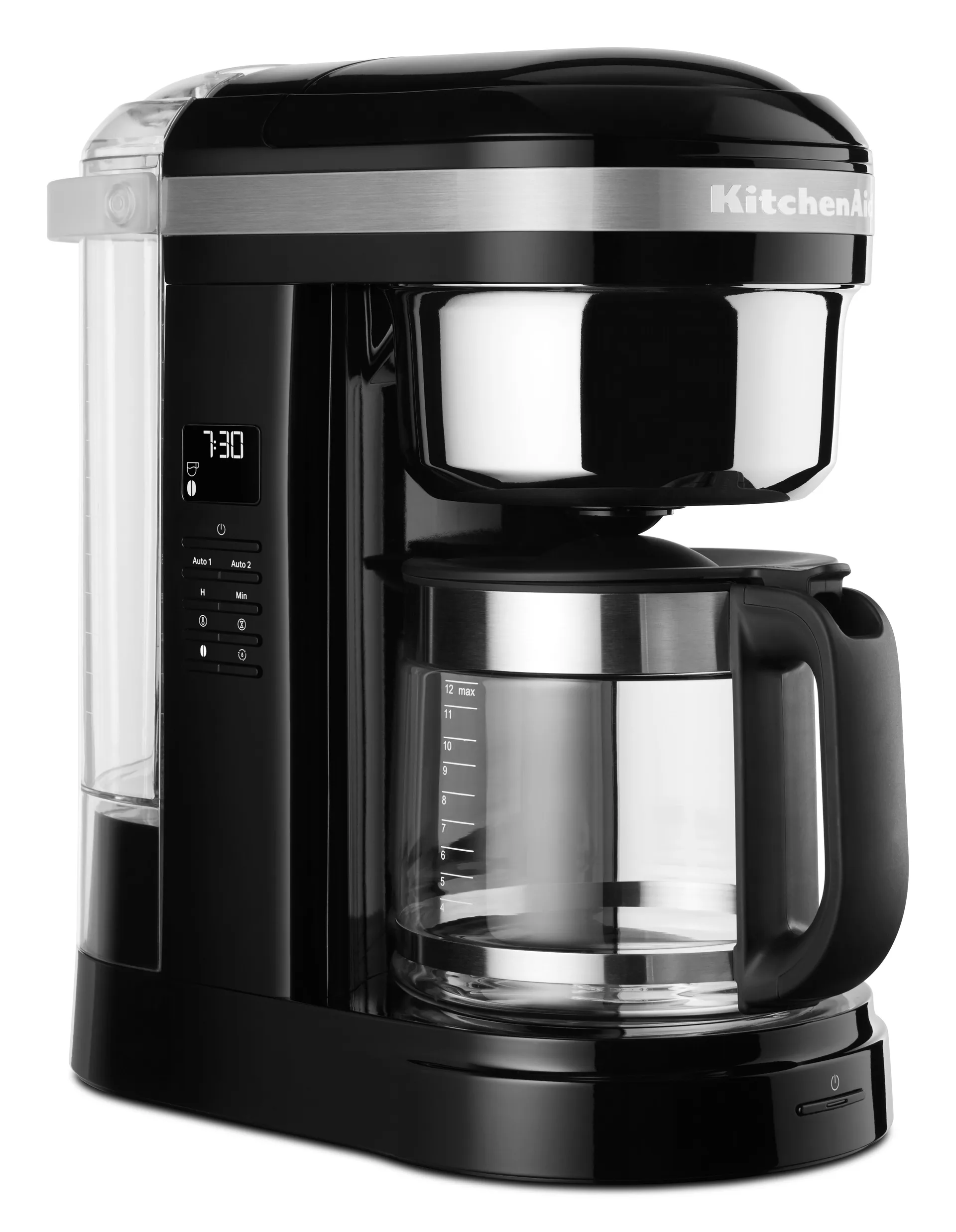 KitchenAid kaffebryggare 12 koppar 1,7 L, Onyx black KitchenAid