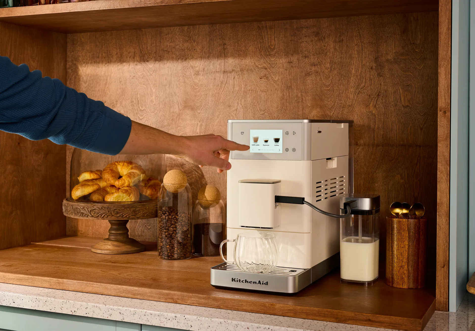 KitchenAid KF4 automatisk espressomaskin, Porcelain white KitchenAid