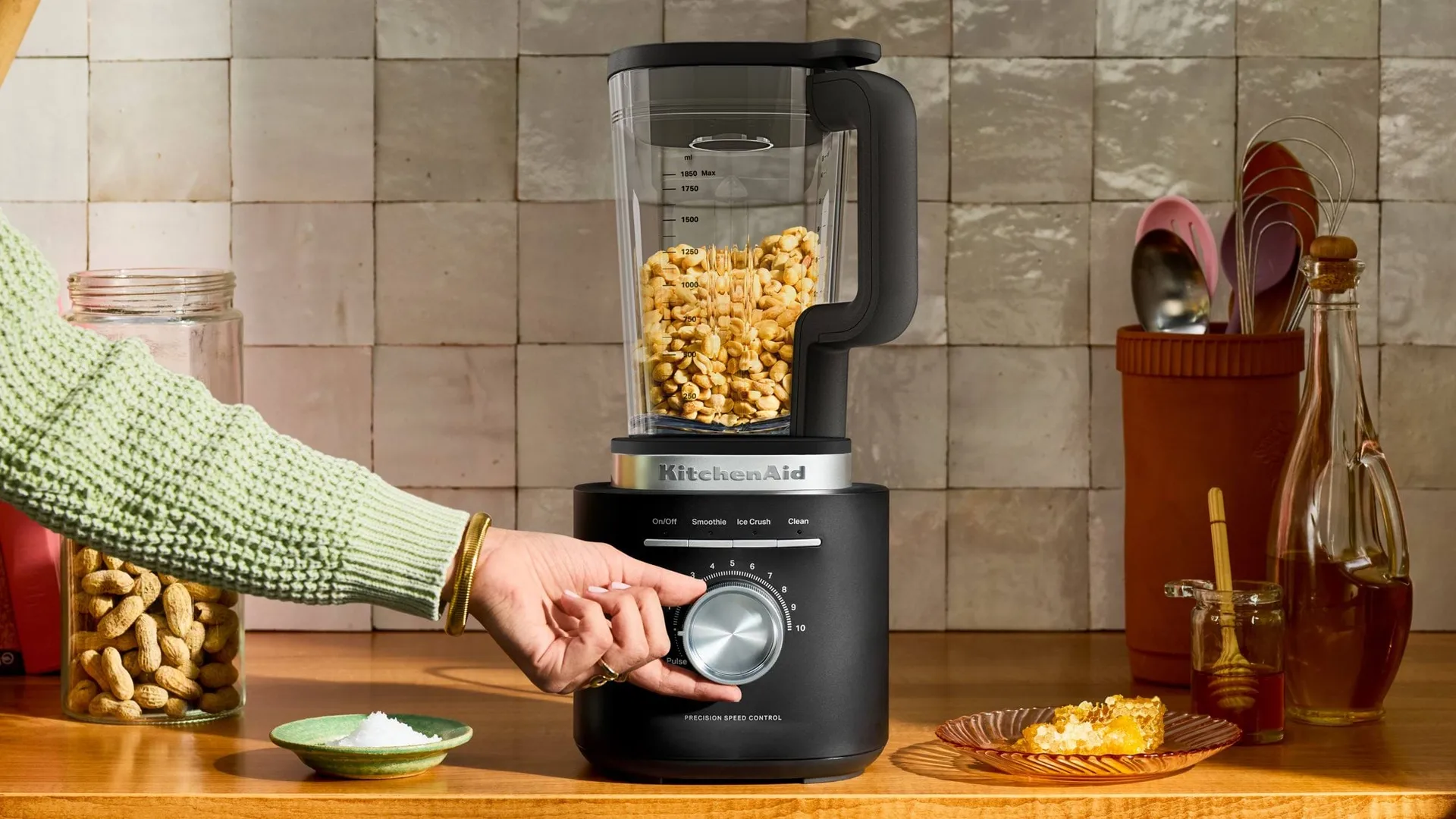 KitchenAid Pure Power blender glaskanna, Matte Black, 1,85 L KitchenAid