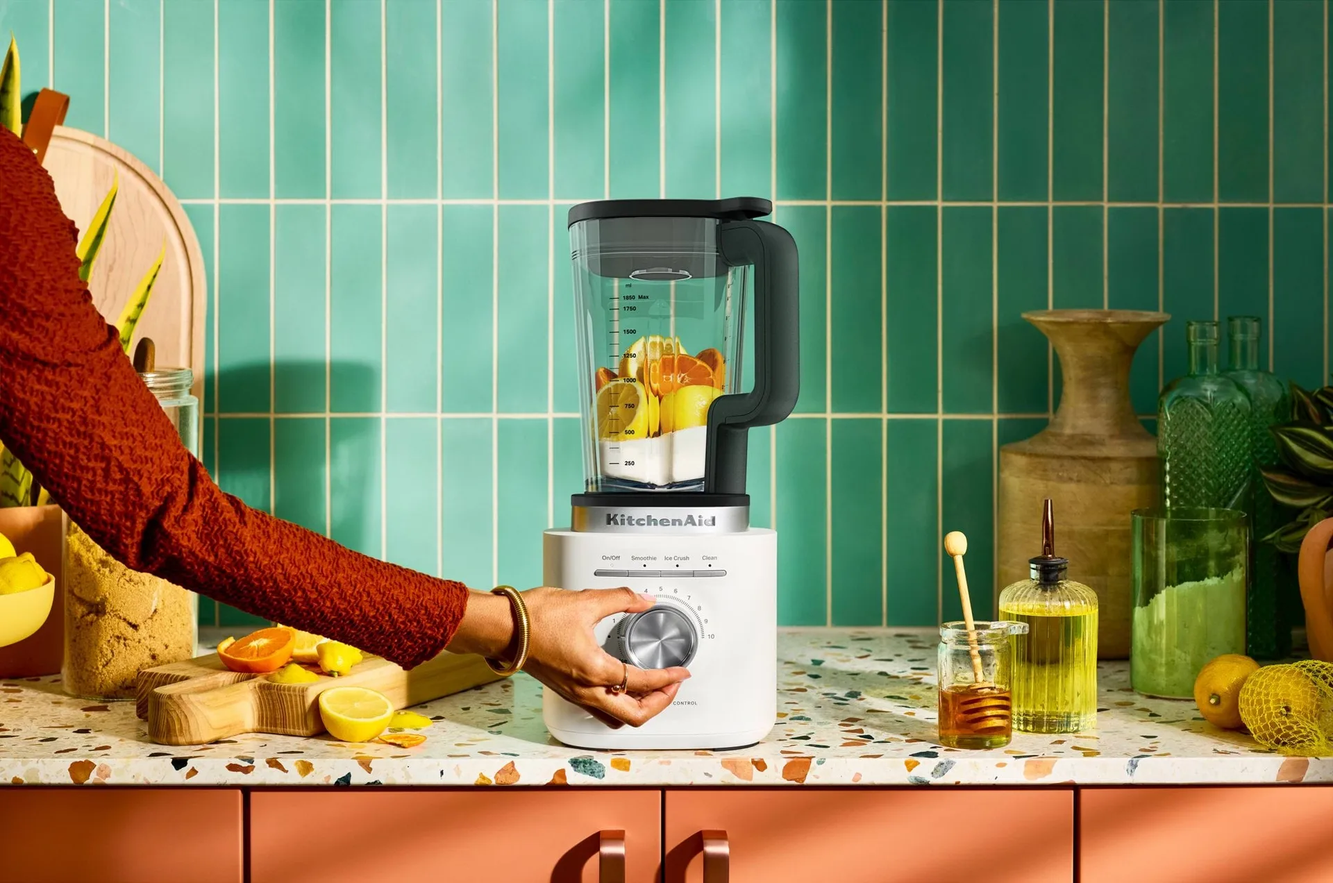 KitchenAid Pure Power blender glaskanna, Porcelain White, 1,85 L KitchenAid
