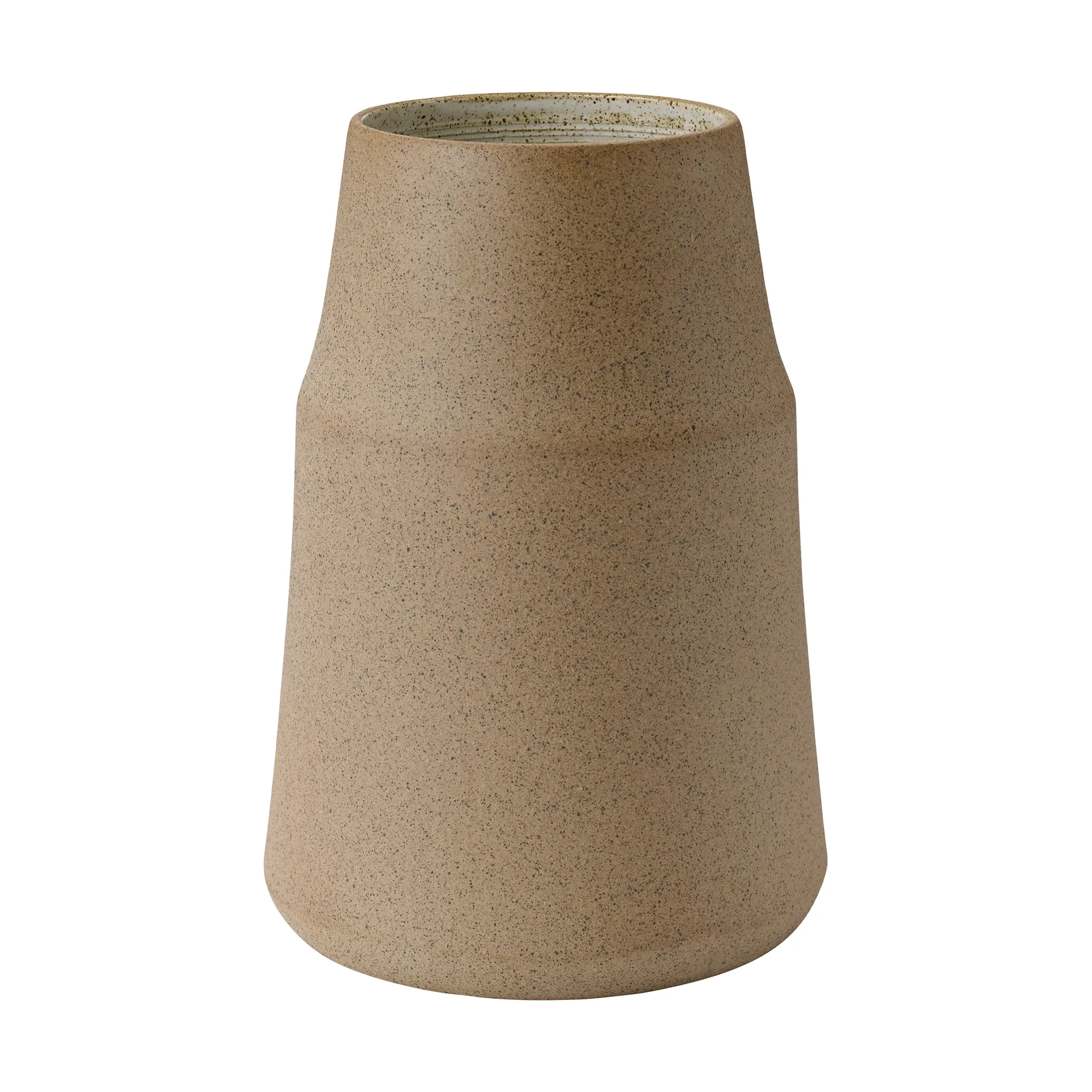 Clay vas 18 cm, Warm sand Knabstrup Keramik